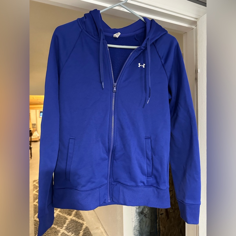 Under Armour Blue Zip-Up Hoodie